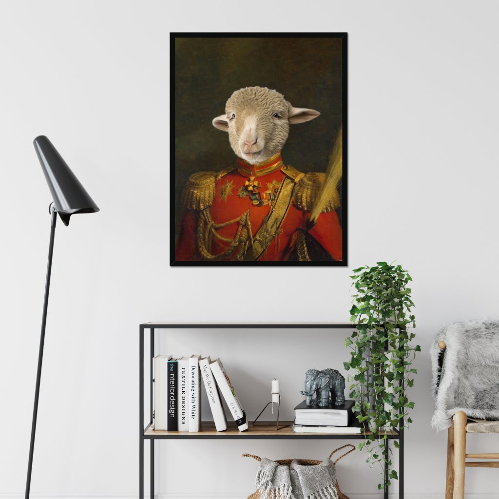 Pet Portraits | The Duke: Animal Art Framed Portrait | Paw & Glory