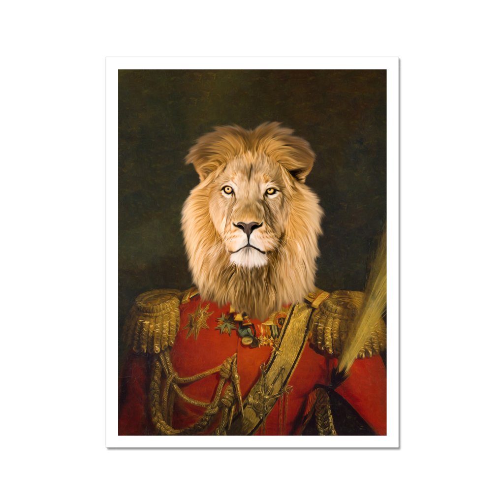 Pet Portraits | The Duke: Animal Art Poster | Paw & Glory