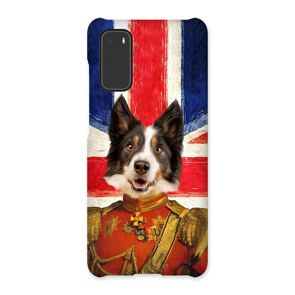 The Duke British Flag Edition: Custom Pet Phone Case | royal pet portrait | Paw & Glory