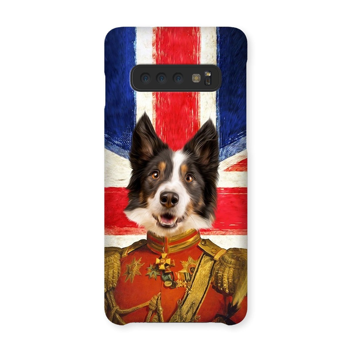 Pet Portraits | The Duke British Flag Edition: Custom Pet Phone Case | Paw & Glory