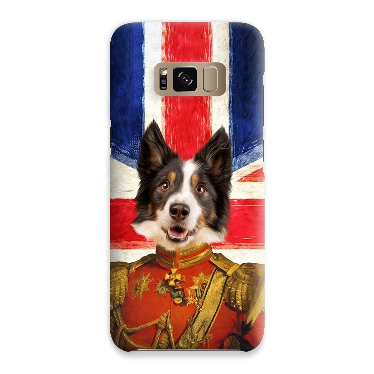 Pet Portraits | The Duke British Flag Edition: Custom Pet Phone Case | Paw & Glory