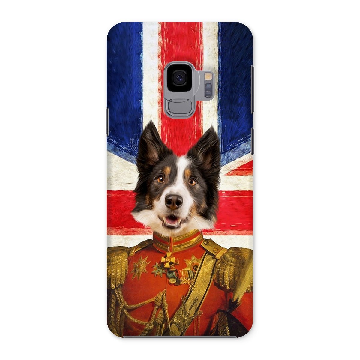 Pet Portraits | The Duke British Flag Edition: Custom Pet Phone Case | Paw & Glory