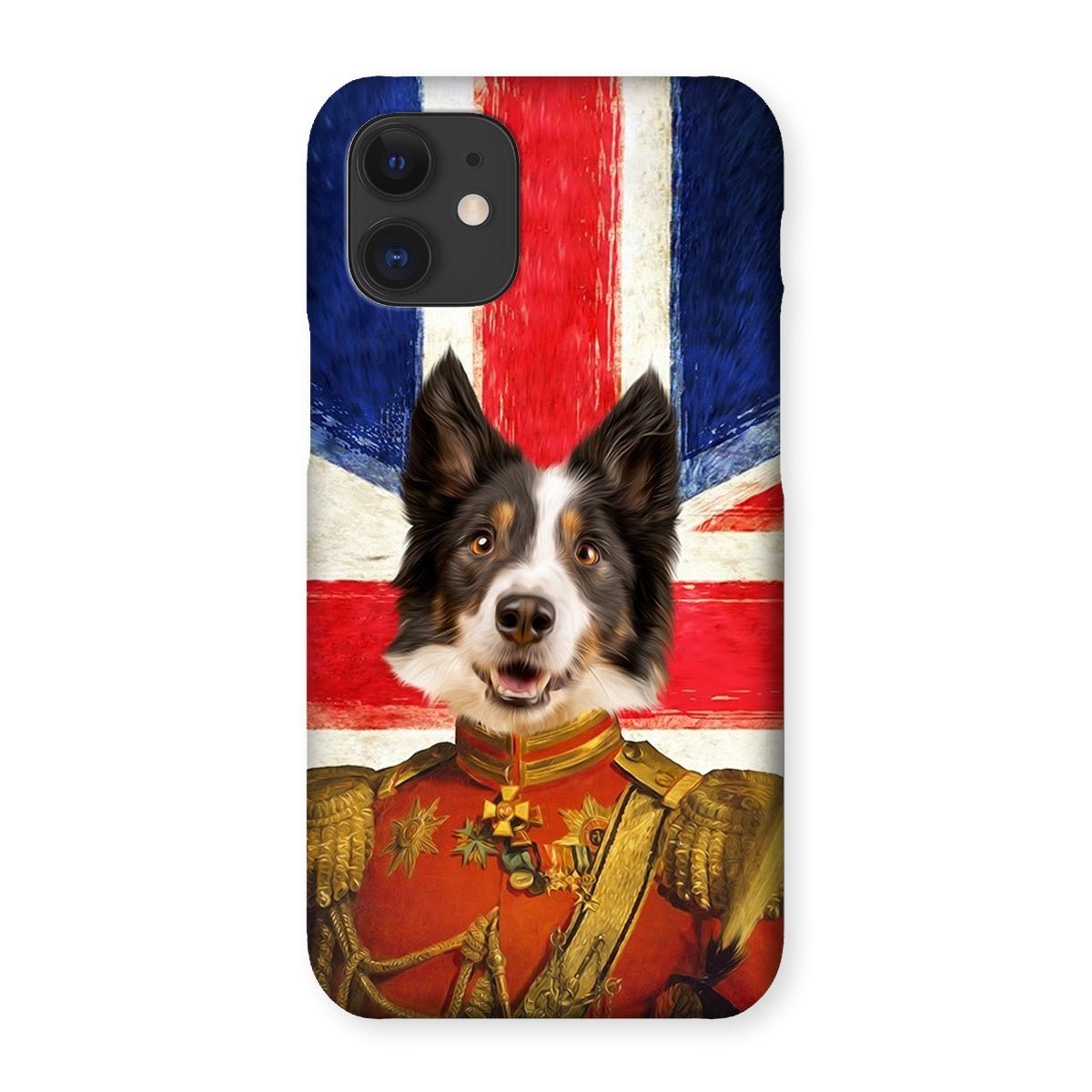 Pet Portraits | The Duke British Flag Edition: Custom Pet Phone Case | Paw & Glory
