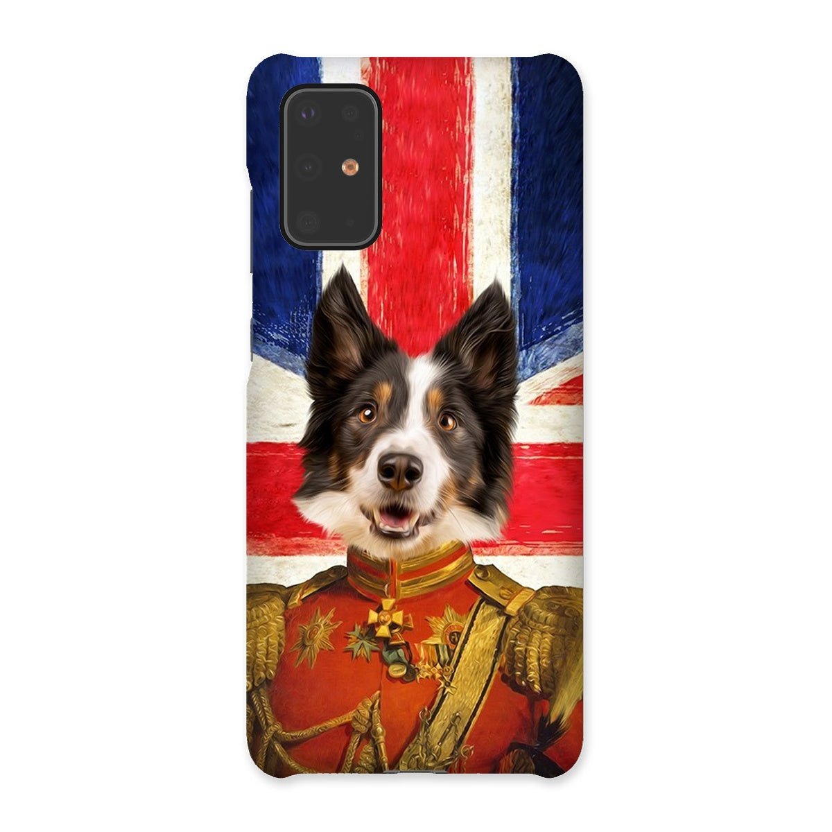 Pet Portraits | The Duke British Flag Edition: Custom Pet Phone Case | Paw & Glory