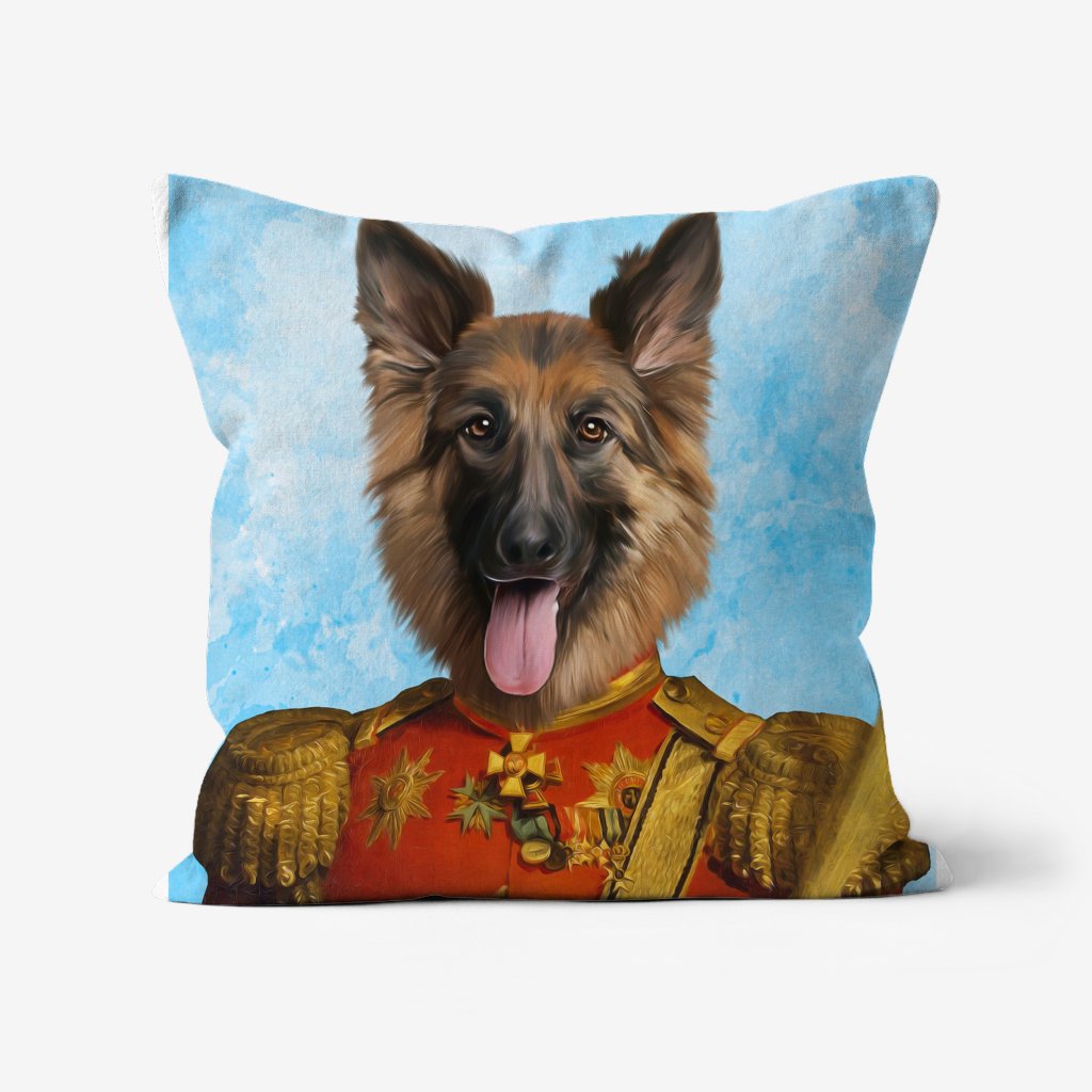 Pet Portraits | The Duke: Custom Pet Pillow | Paw & Glory
