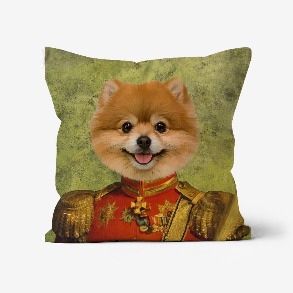 Pet Portraits | The Duke: Custom Pet Pillow | Paw & Glory