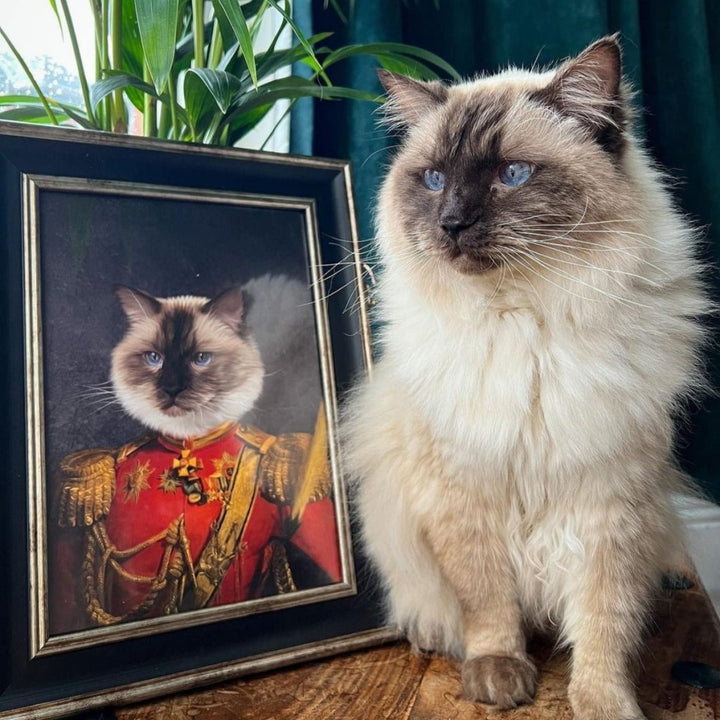 The Duke: Custom Pet Portrait | royal pet portrait | Paw & Glory