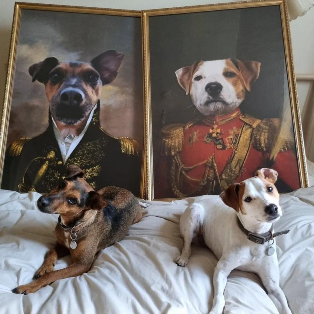 Pet Portraits | The Duke: Custom Pet Portrait | Paw & Glory