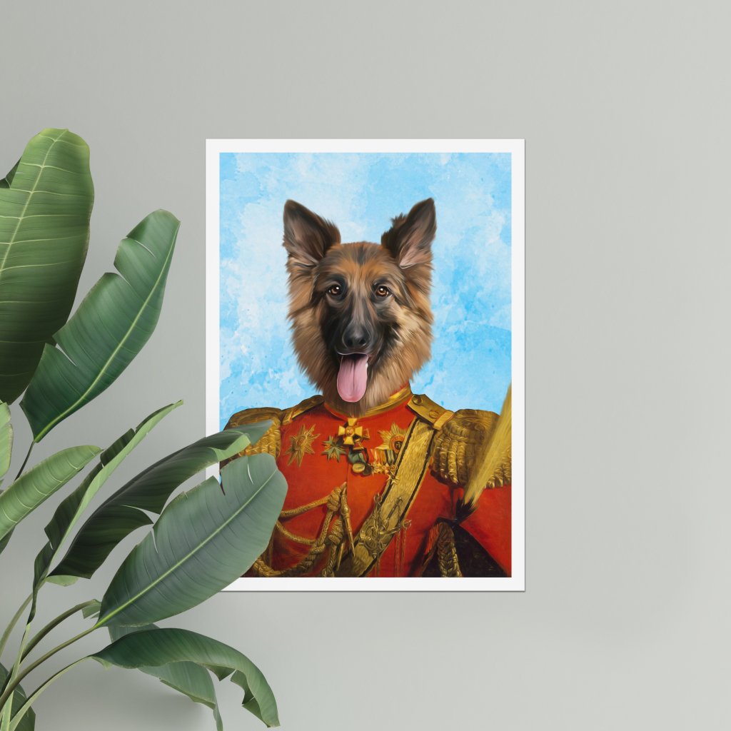 Pet Portraits | The Duke: Custom Pet Poster | Paw & Glory