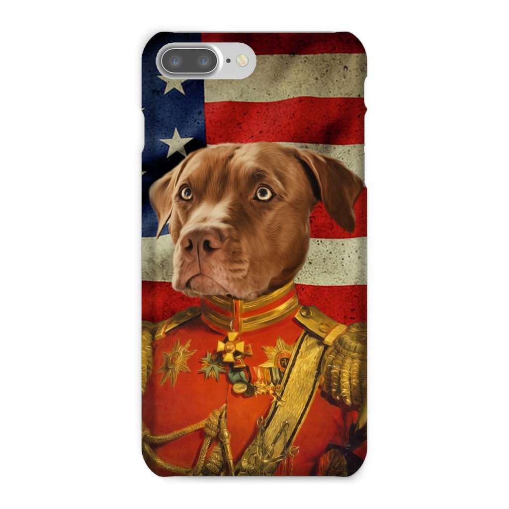 Pet Portraits | The Duke USA Flag Edition: Custom Pet Snap Phone Case | Paw & Glory