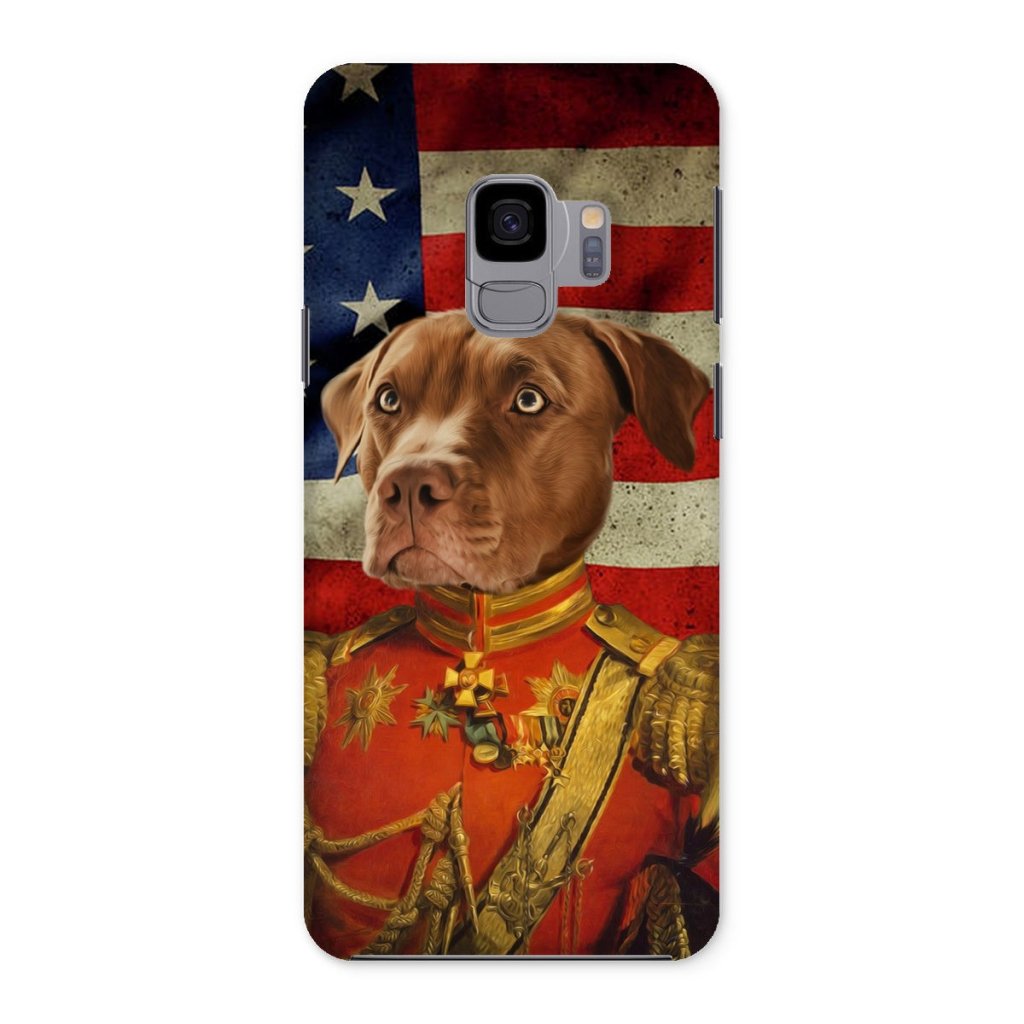 The Duke USA Flag Edition: Custom Pet Snap Phone Case - Paw & Glory - Dog Portraits - Pet Portraits