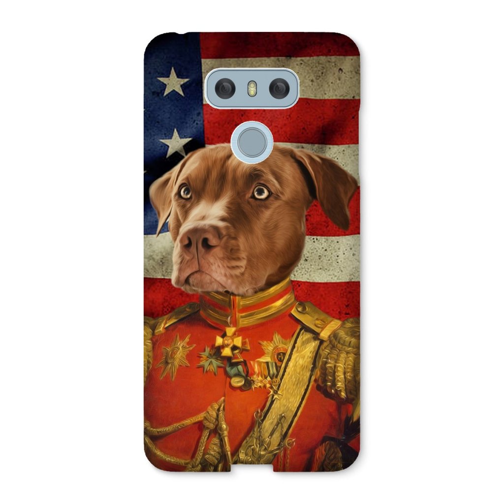 Pet Portraits | The Duke USA Flag Edition: Custom Pet Snap Phone Case | Paw & Glory