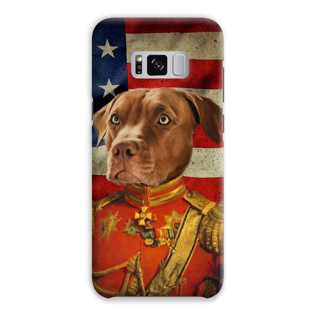 Pet Portraits | The Duke USA Flag Edition: Custom Pet Snap Phone Case | Paw & Glory