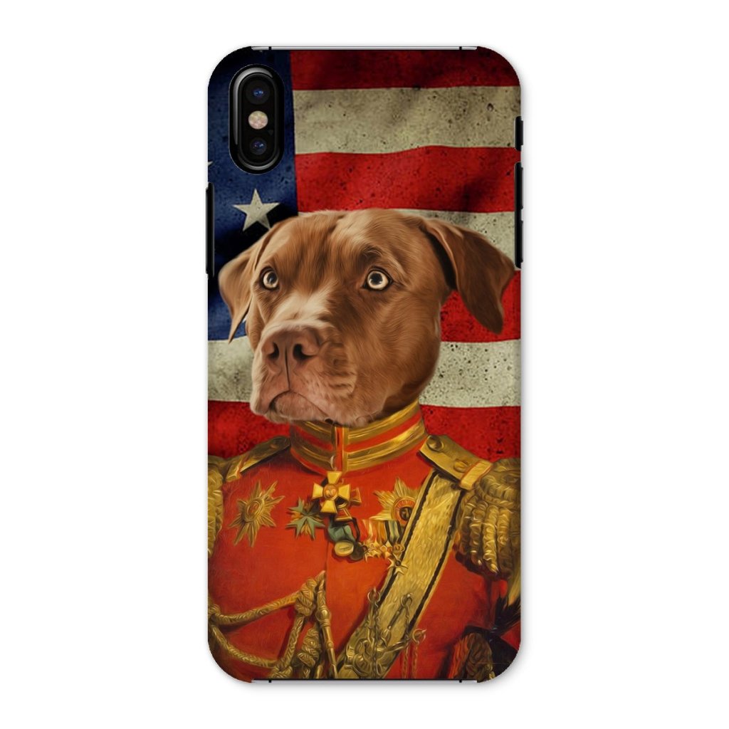 Pet Portraits | The Duke USA Flag Edition: Custom Pet Snap Phone Case | Paw & Glory