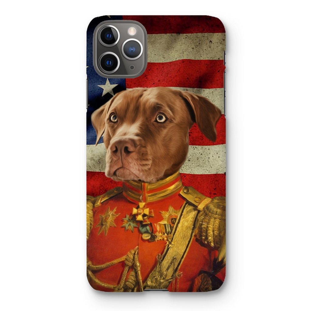 Pet Portraits | The Duke USA Flag Edition: Custom Pet Snap Phone Case | Paw & Glory