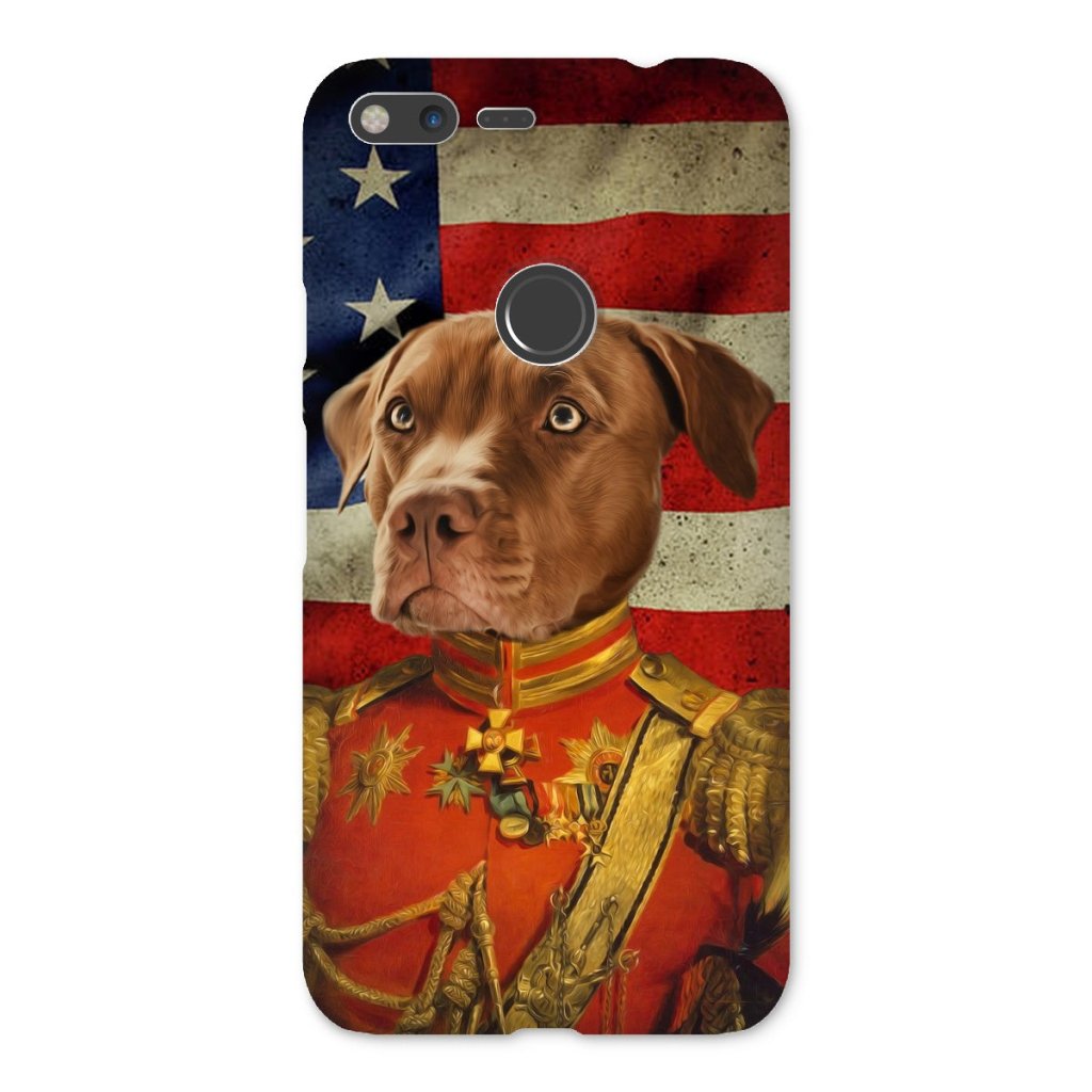 Pet Portraits | The Duke USA Flag Edition: Custom Pet Snap Phone Case | Paw & Glory