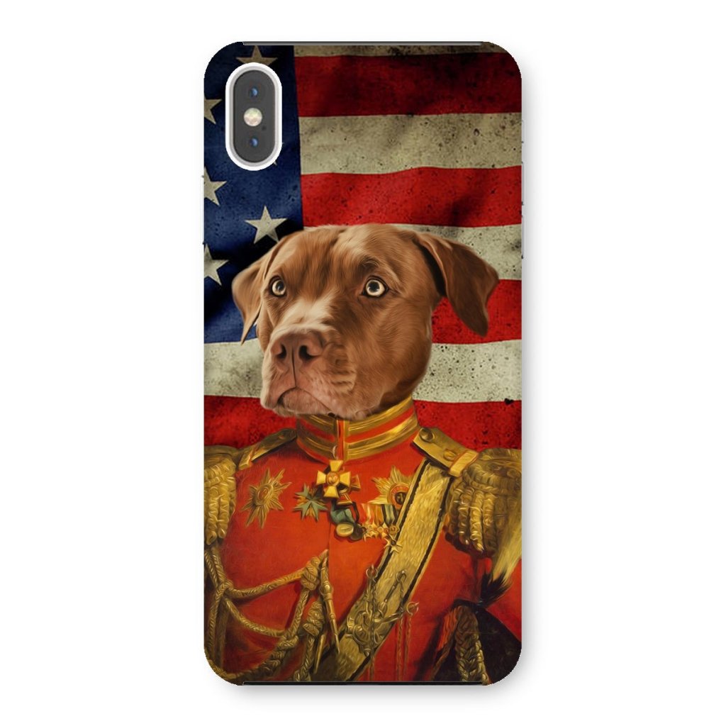 Pet Portraits | The Duke USA Flag Edition: Custom Pet Snap Phone Case | Paw & Glory