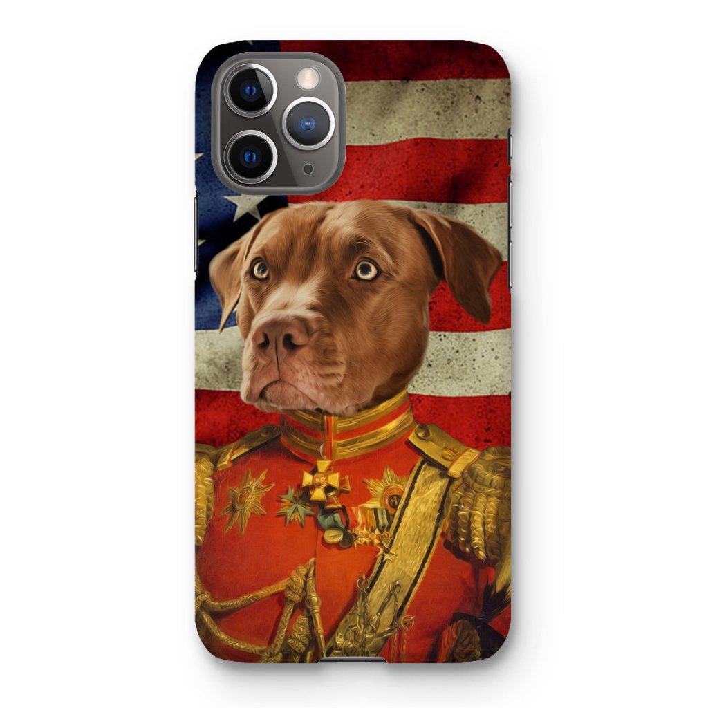 Pet Portraits | The Duke USA Flag Edition: Custom Pet Snap Phone Case | Paw & Glory