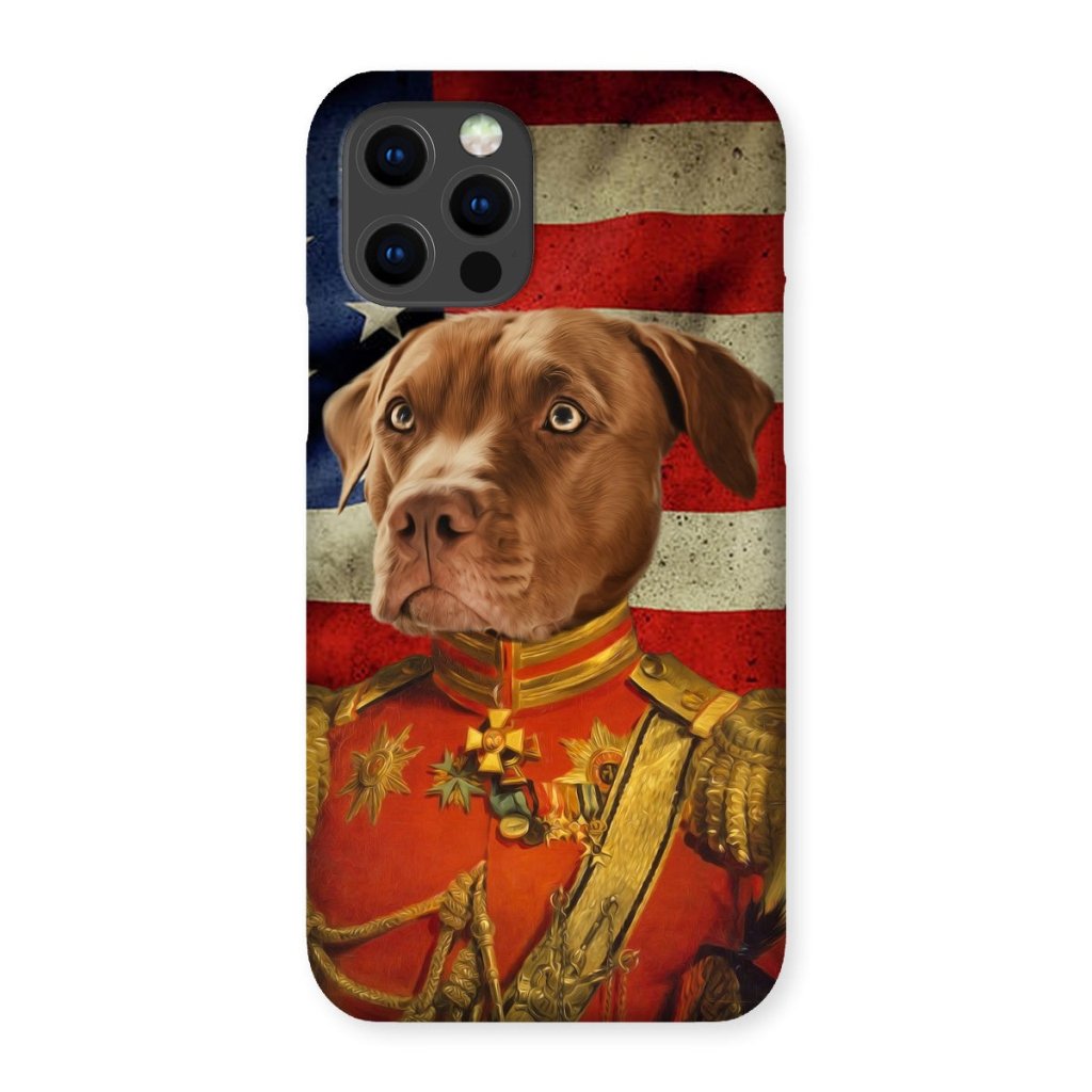 Pet Portraits | The Duke USA Flag Edition: Custom Pet Snap Phone Case | Paw & Glory