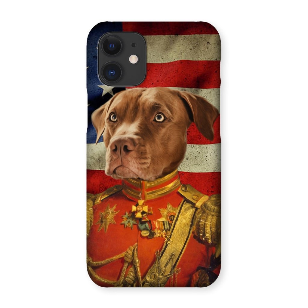 Pet Portraits | The Duke USA Flag Edition: Custom Pet Snap Phone Case | Paw & Glory