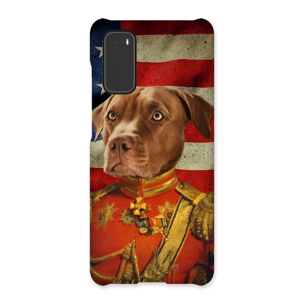Pet Portraits | The Duke USA Flag Edition: Custom Pet Snap Phone Case | Paw & Glory