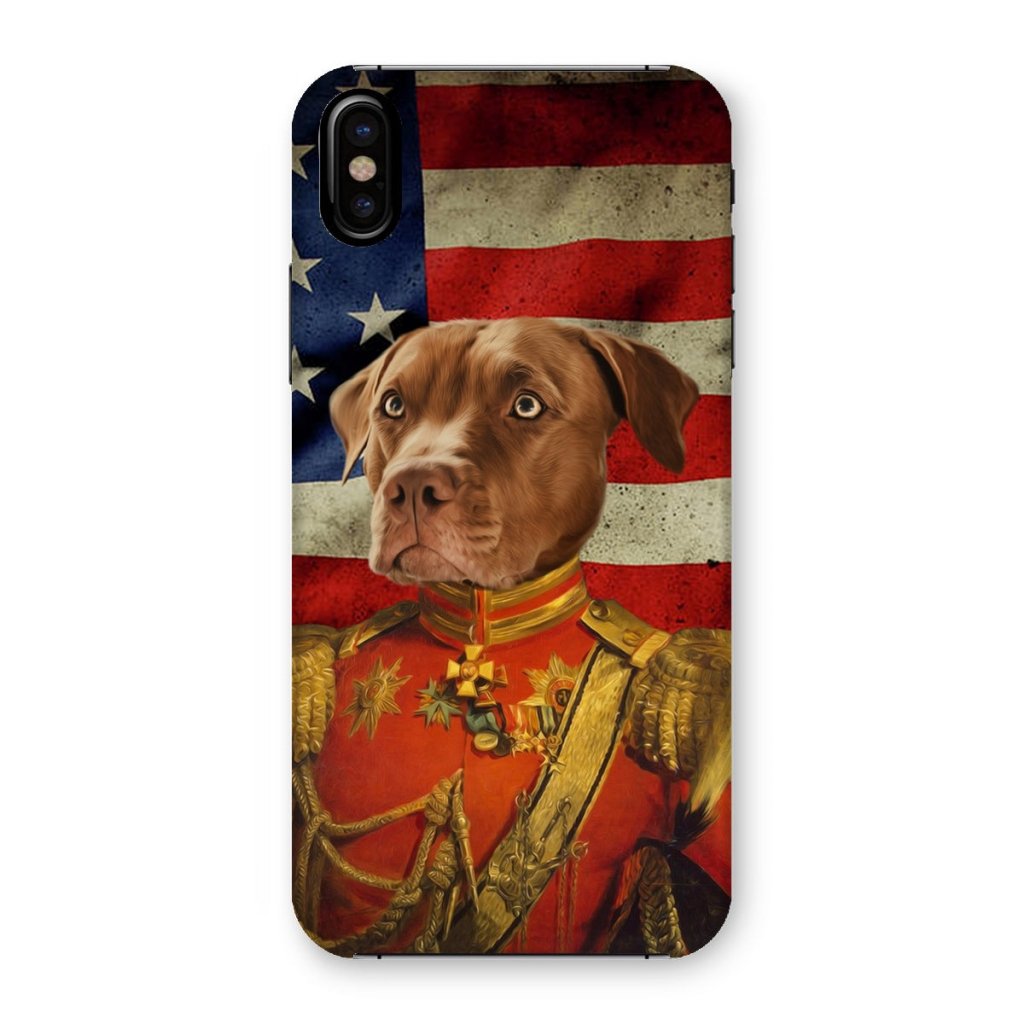 Pet Portraits | The Duke USA Flag Edition: Custom Pet Snap Phone Case | Paw & Glory
