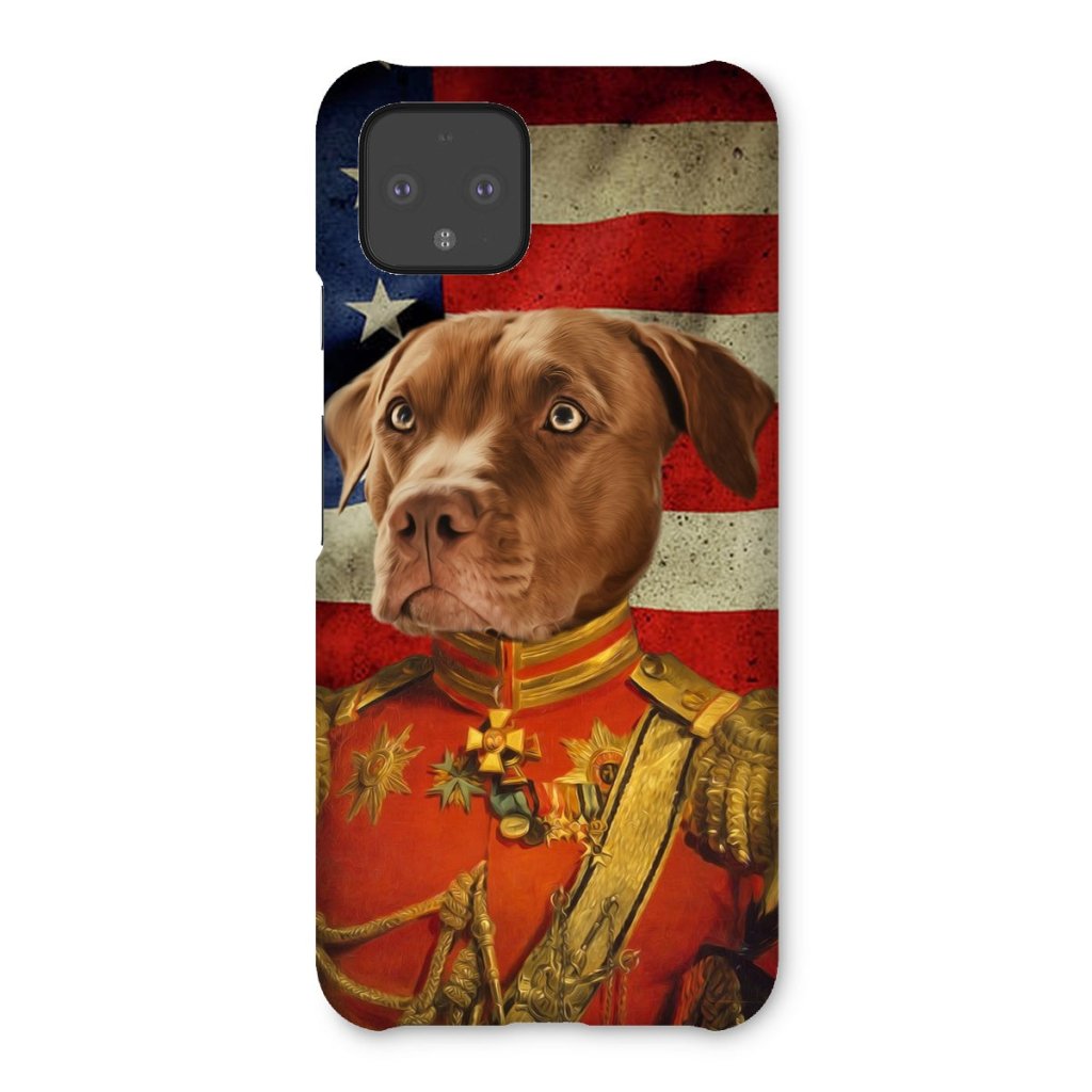 Pet Portraits | The Duke USA Flag Edition: Custom Pet Snap Phone Case | Paw & Glory