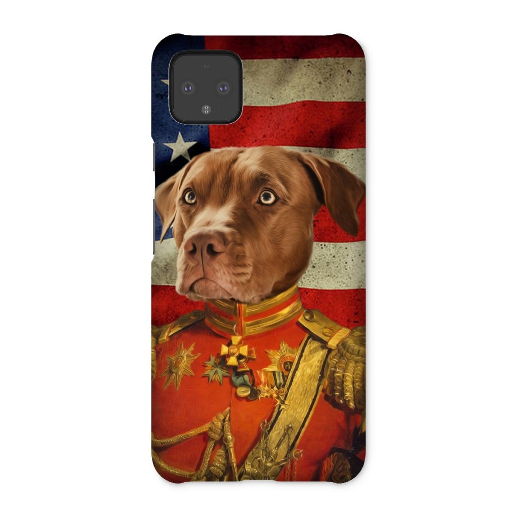 Pet Portraits | The Duke USA Flag Edition: Custom Pet Snap Phone Case | Paw & Glory