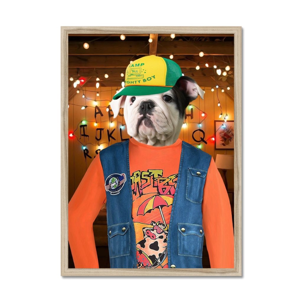 Pet Portraits | The Dustin (Stranger Things Inspired): Custom Pet Portrait | Paw & Glory