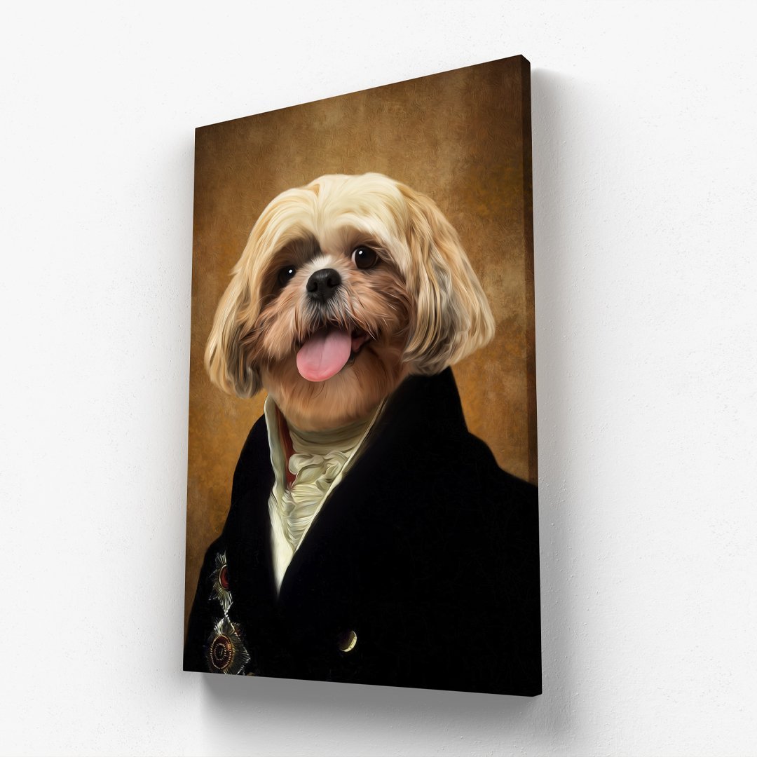 Pet Portraits | The Earl: Custom Pet Canvas | Paw & Glory
