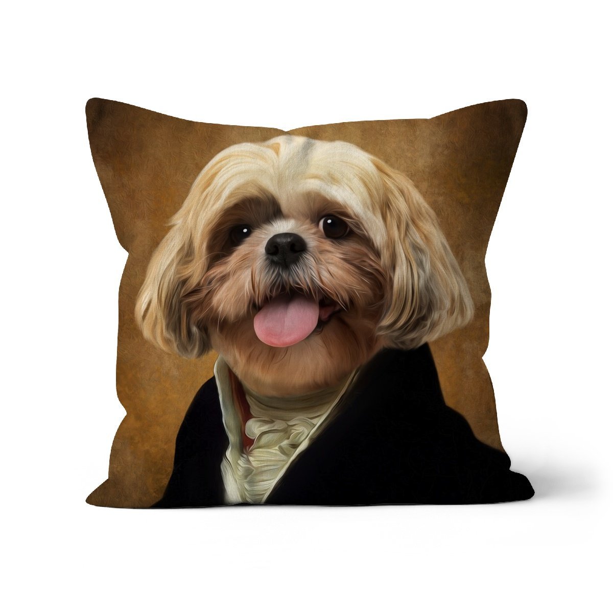Pet Portraits | The Earl: Custom Pet Pillow | Paw & Glory