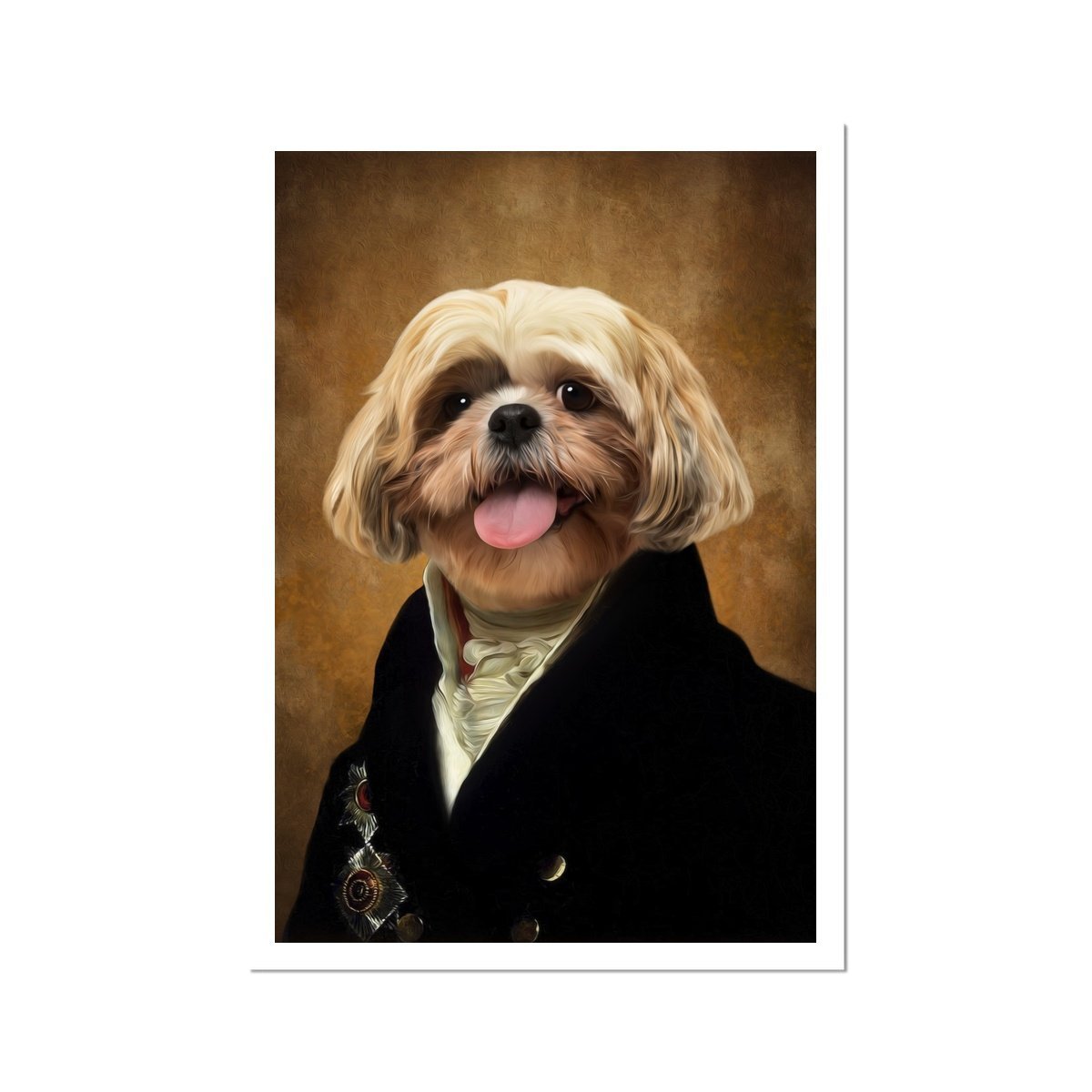Pet Portraits | The Earl: Custom Pet Poster | Paw & Glory