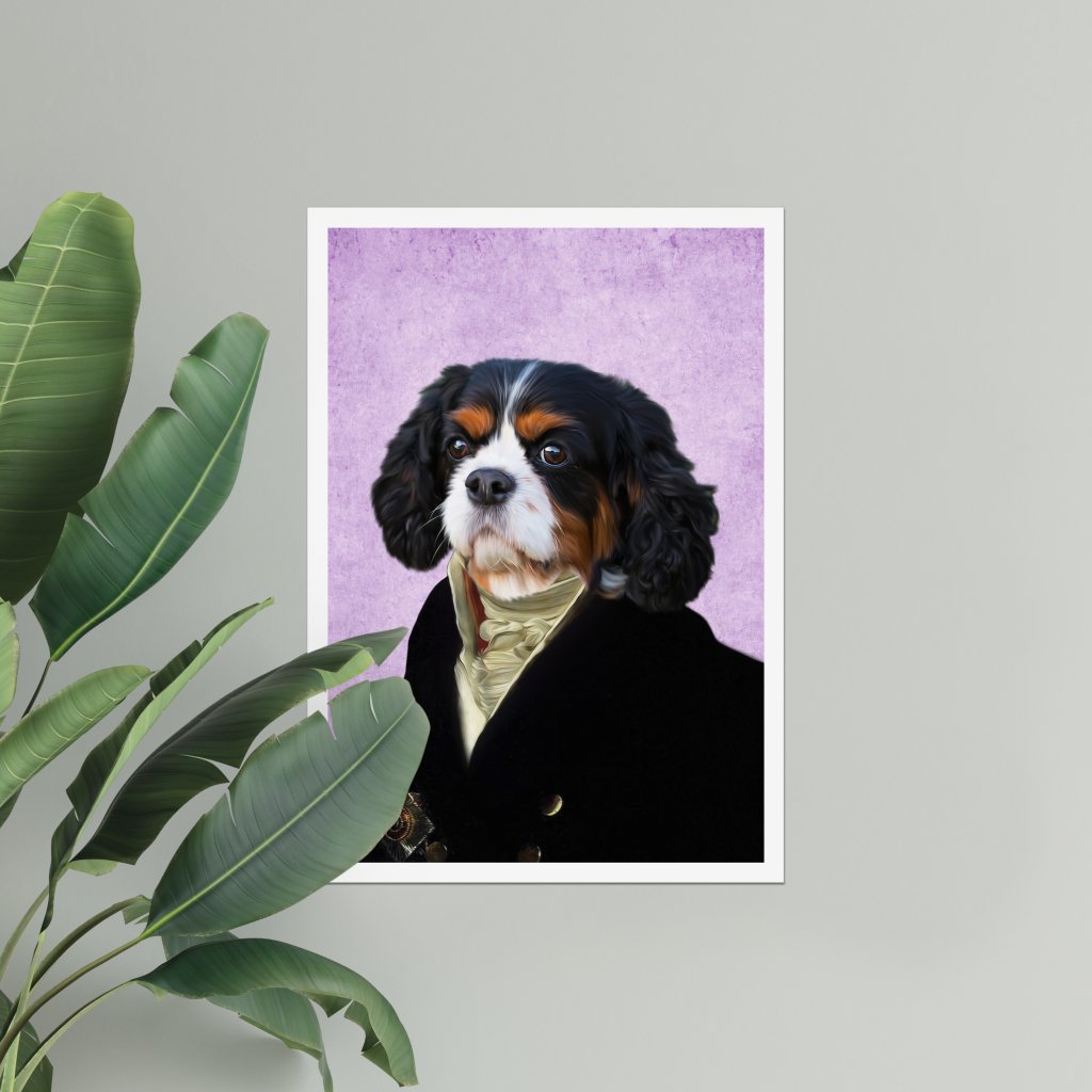 Pet Portraits | The Earl: Custom Pet Poster | Paw & Glory