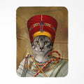 The Egyptian Queen: Custom Pet Blanket