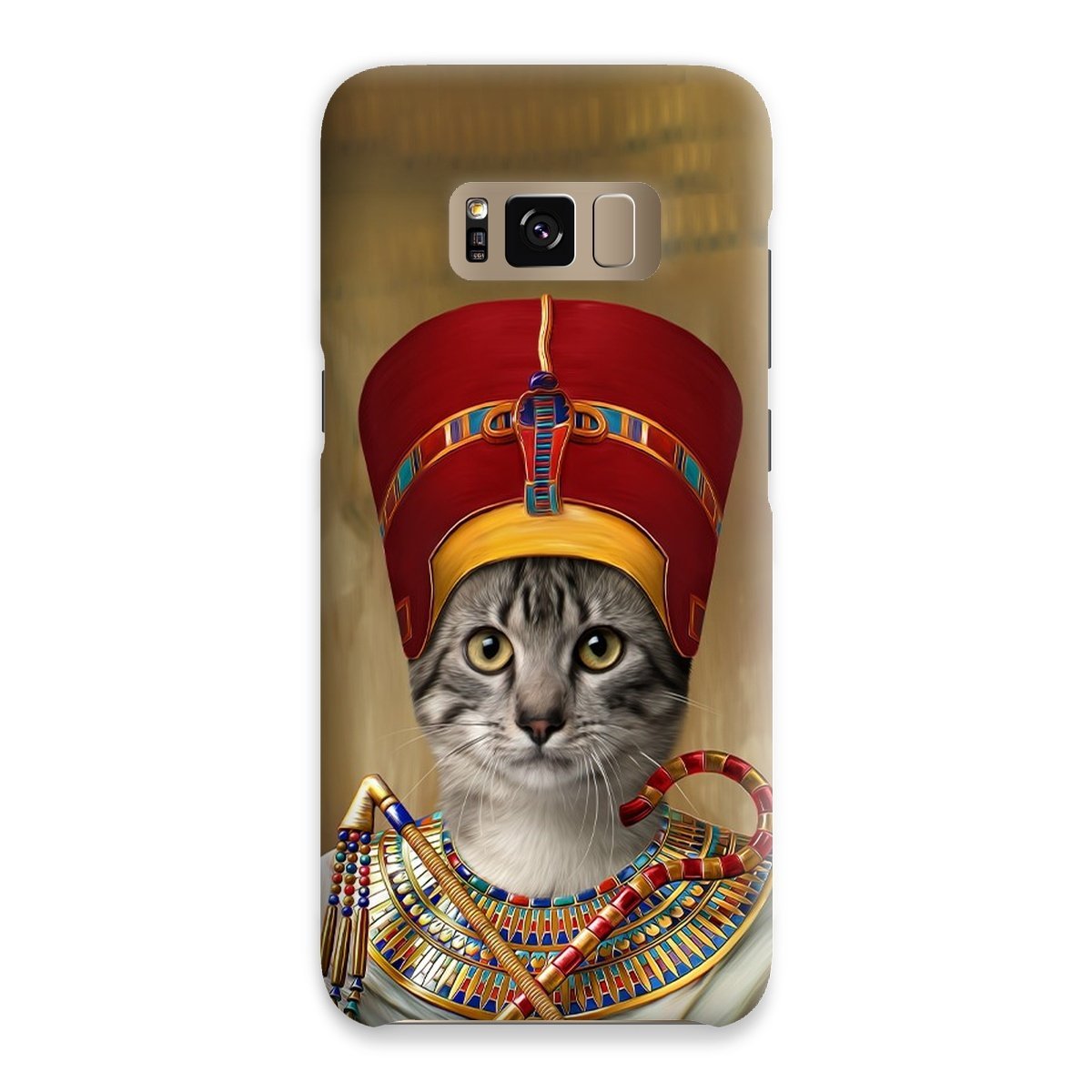 The Egyptian Queen: Custom Pet Phone Case - Paw & Glory - Dog Portraits - Pet Portraits