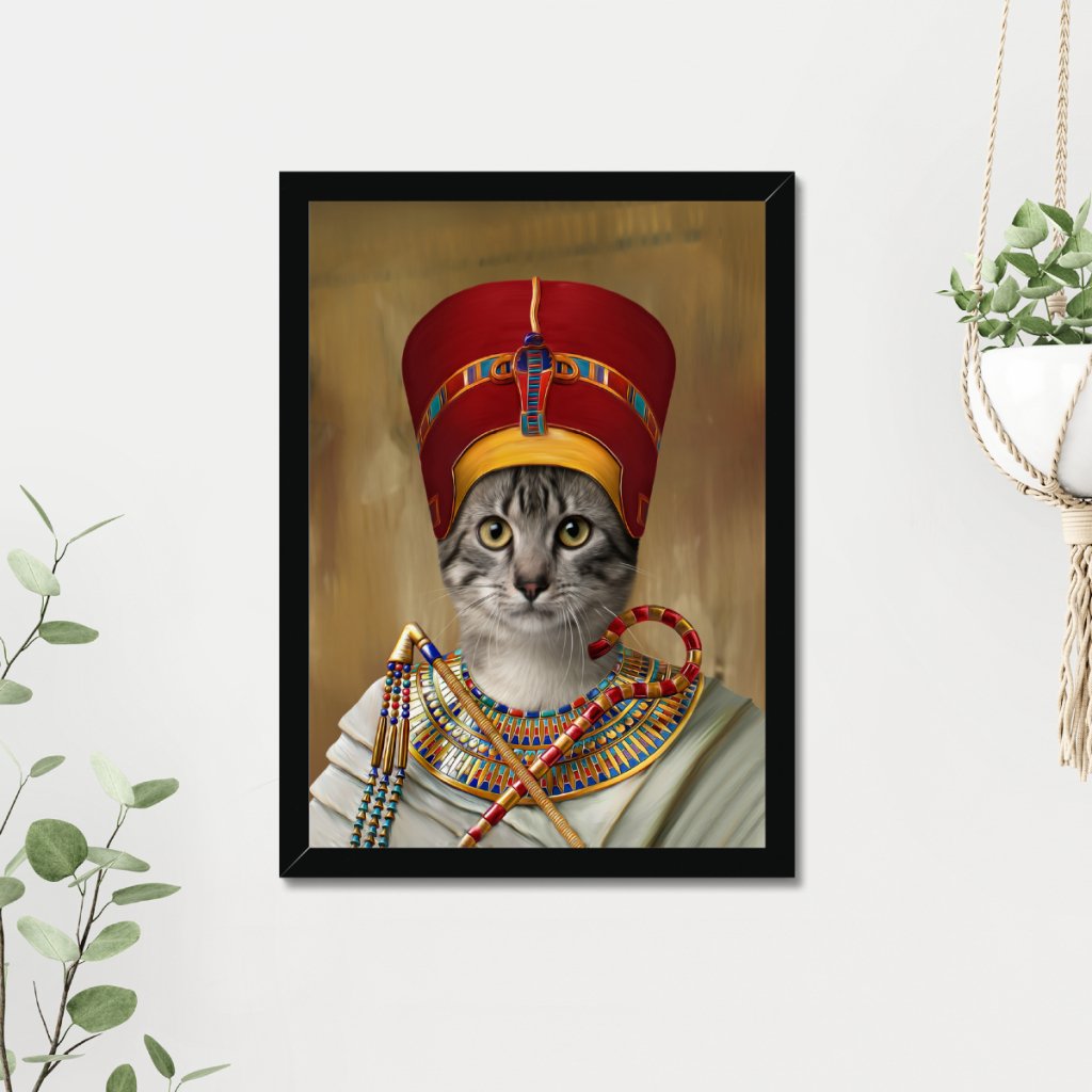 Pet Portraits | The Egyptian Queen: Custom Pet Portrait | Paw & Glory