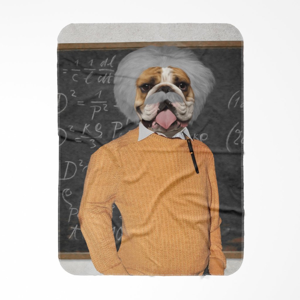 Pet Portraits | The Einstein: Custom Pet Blanket | Paw & Glory