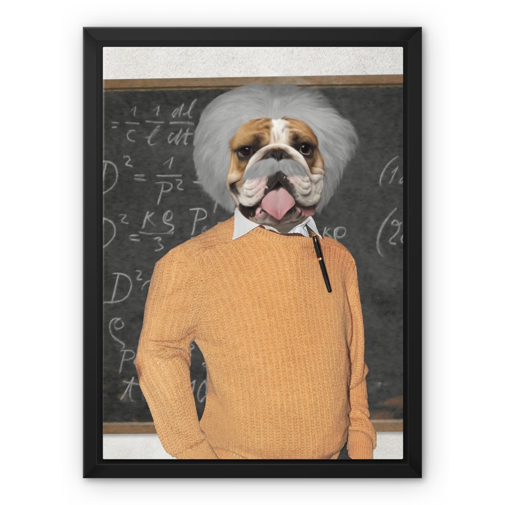Pet Portraits | The Einstein: Custom Pet Canvas | Paw & Glory