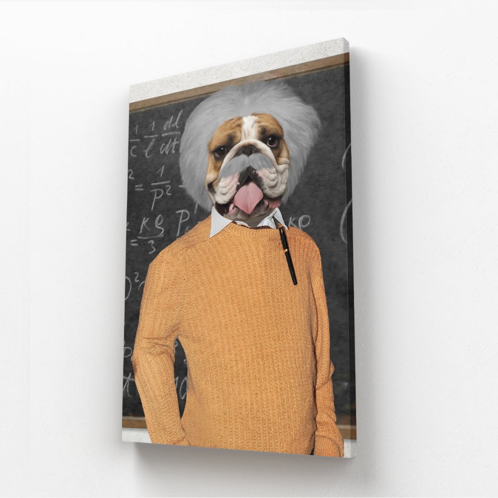Pet Portraits | The Einstein: Custom Pet Canvas | Paw & Glory
