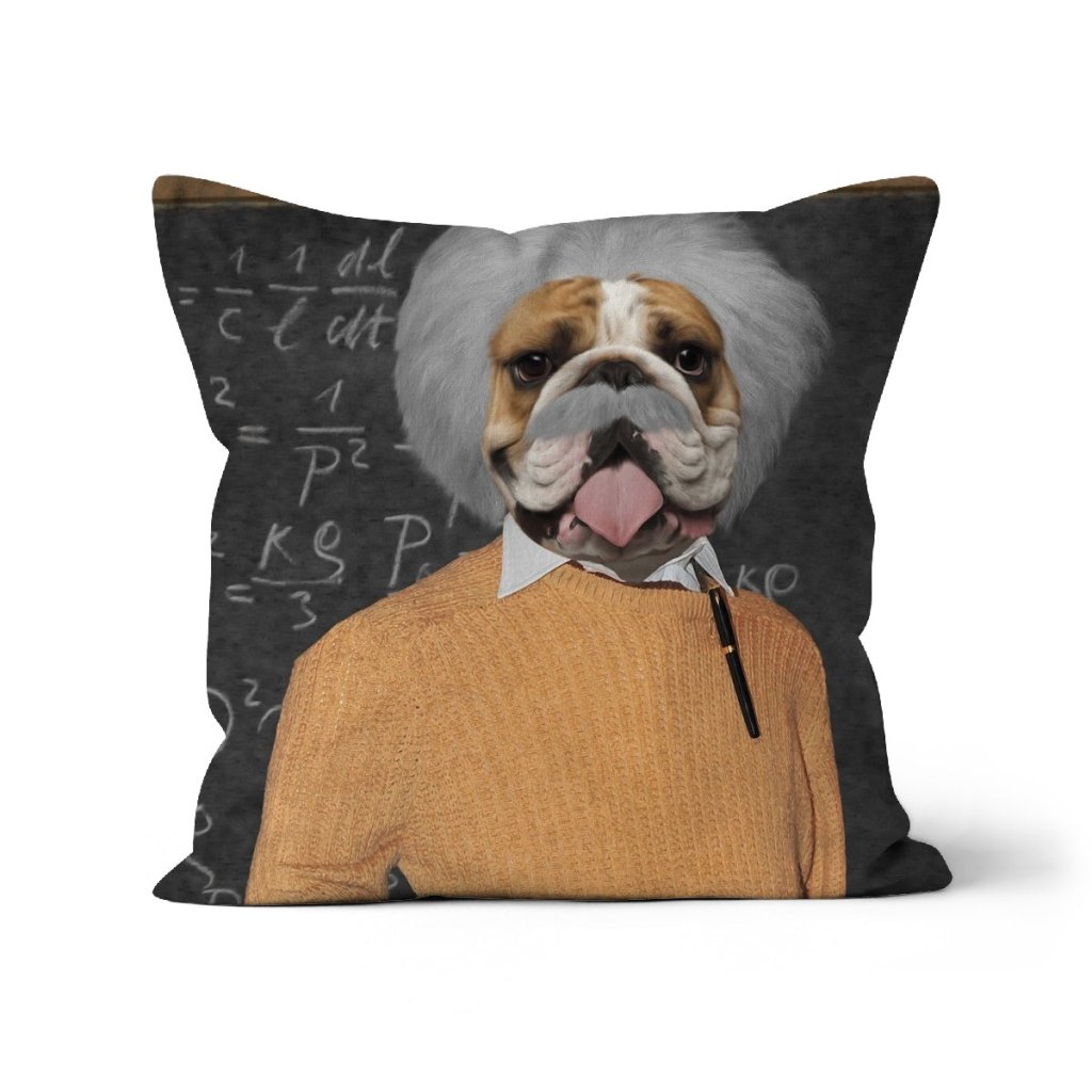 Pet Portraits | The Einstein: Custom Pet Pillow | Paw & Glory