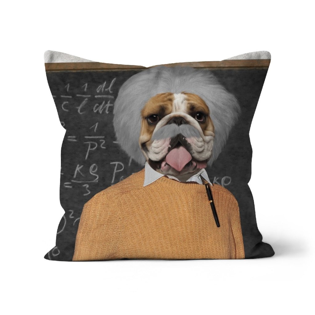 Pet Portraits | The Einstein: Custom Pet Pillow | Paw & Glory
