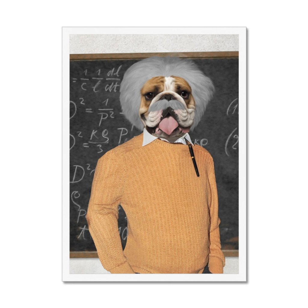 Pet Portraits | The Einstein: Custom Pet Portrait | Paw & Glory