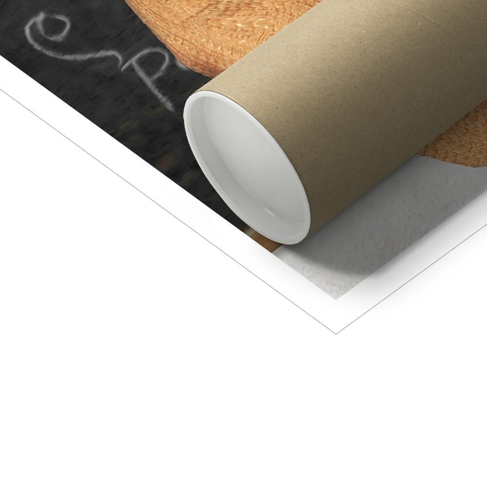 Pet Portraits | The Einstein: Custom Pet Poster | Paw & Glory