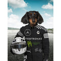 The Elite Driver (Mercedes Inspired): Custom Digital Download Pet Portrait
