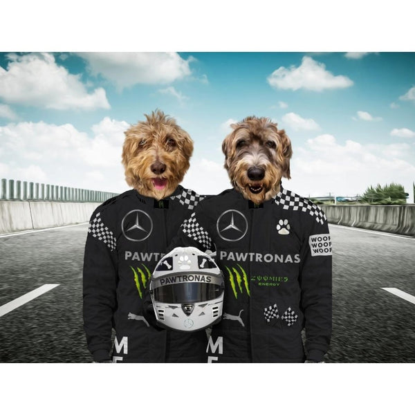 Elite Racing Drivers Custom Digital Download Pet Portrait | Paw & Glory