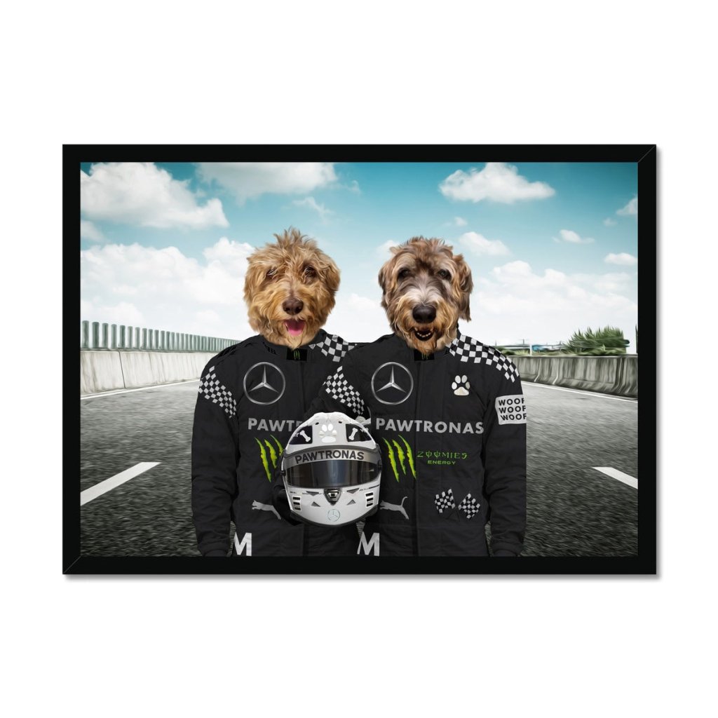 Elite Racing Drivers Custom Pet Portrait | Paw & Glory