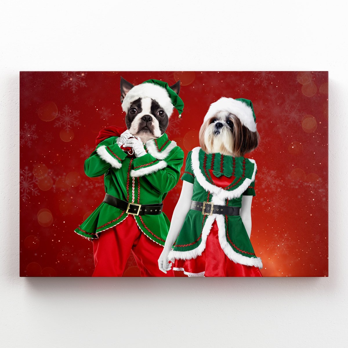 Pet Portraits | The Elves: Custom Pet Canvas | Paw & Glory