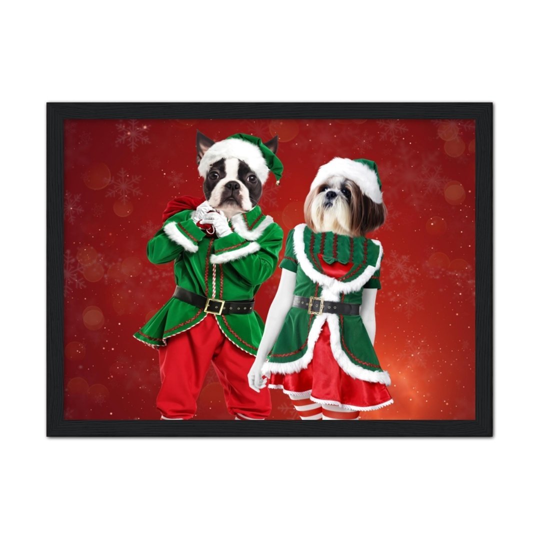 The Elves: Custom Pet Portrait - Paw & Glory - Dog Portraits - Pet Portraits