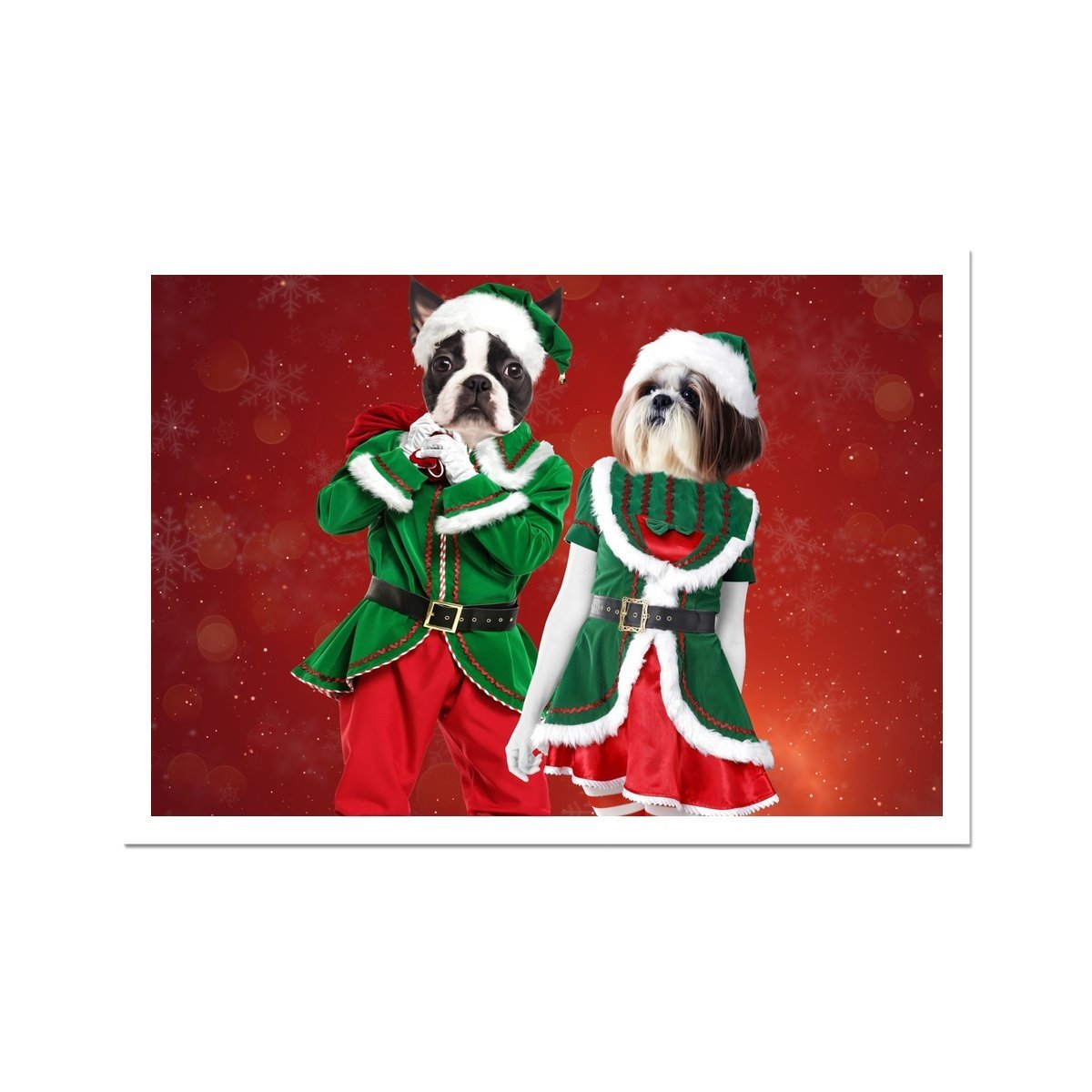 Pet Portraits | The Elves: Custom Pet Poster | Paw & Glory