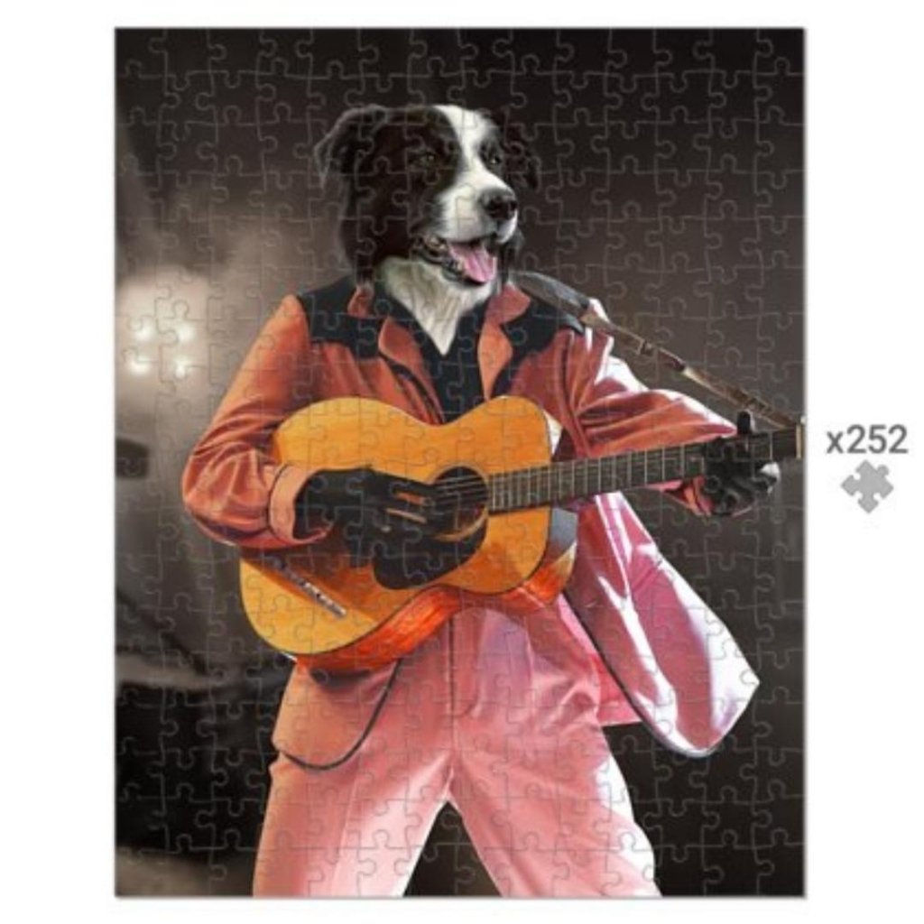 Pet Portraits | The Elvis: Custom Pet Puzzle | Paw & Glory